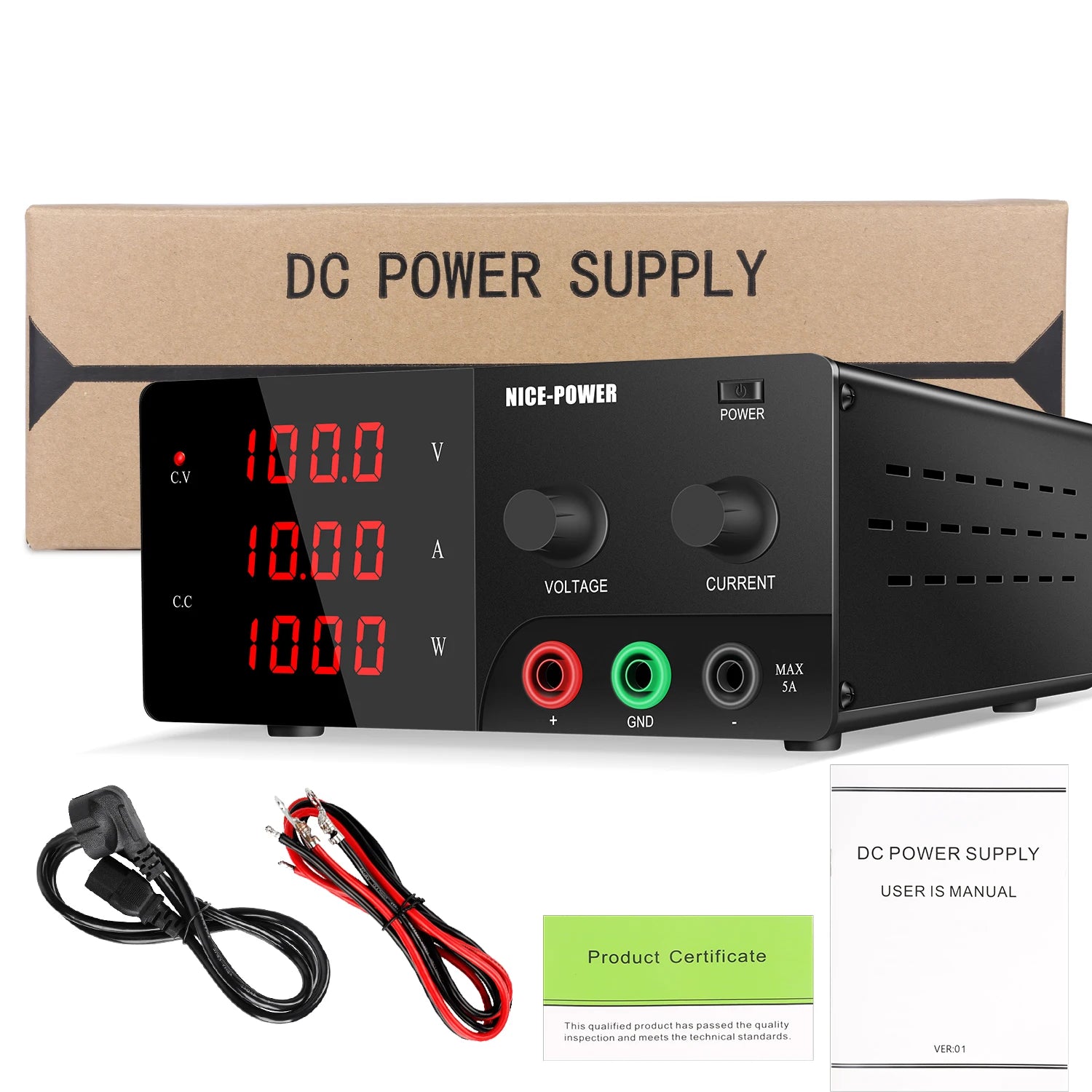 High Power Bench Power Supply Adjustable 120V 10A 100V 150V 200V 3A 5A 15V 20A 40A 60A 30V 20A 30A 60V20A 300W-1200W