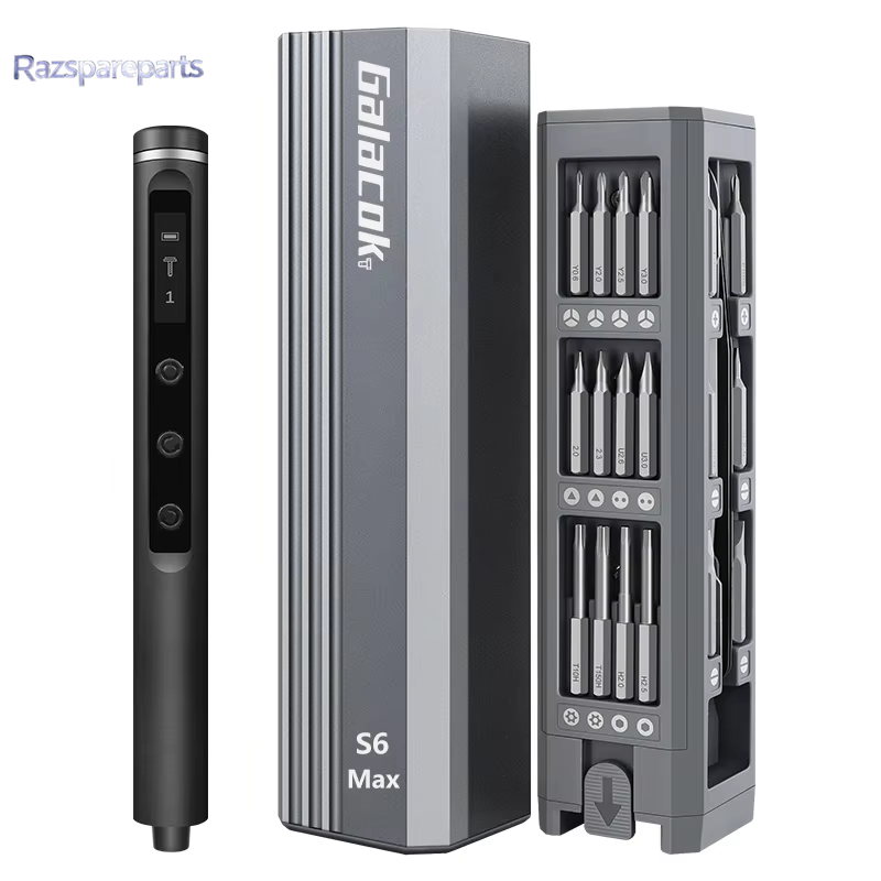 Galacok 49 in 1 Cordless Electric Screwdriver Set with S2 Magnetic Bits 5 Torque Settings Multi-Function Precision Power Tool