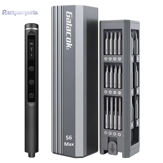 Galacok 49 in 1 Cordless Electric Screwdriver Set with S2 Magnetic Bits 5 Torque Settings Multi-Function Precision Power Tool